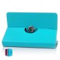 360 Degree Rotatable Magnetic Snap PU Leather Case + Holder + Card Slots 7 inch