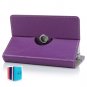 360 Degree Rotatable Magnetic Snap PU Leather Case + Holder + Card Slots 7 inch