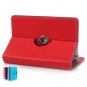 360 Degree Rotatable Magnetic Snap PU Leather Case + Holder + Card Slots 7 inch