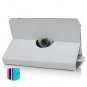 360 Degree Rotatable Magnetic Snap PU Leather Case + Holder + Card Slots 7 inch