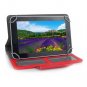 360 Degree Rotatable Magnetic Snap PU Leather Case + Holder + Card Slots 7 inch