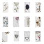 Texture Diamond Encrusted Leather Card Slots Holder Case for iPhone 6 Plus 5.5"