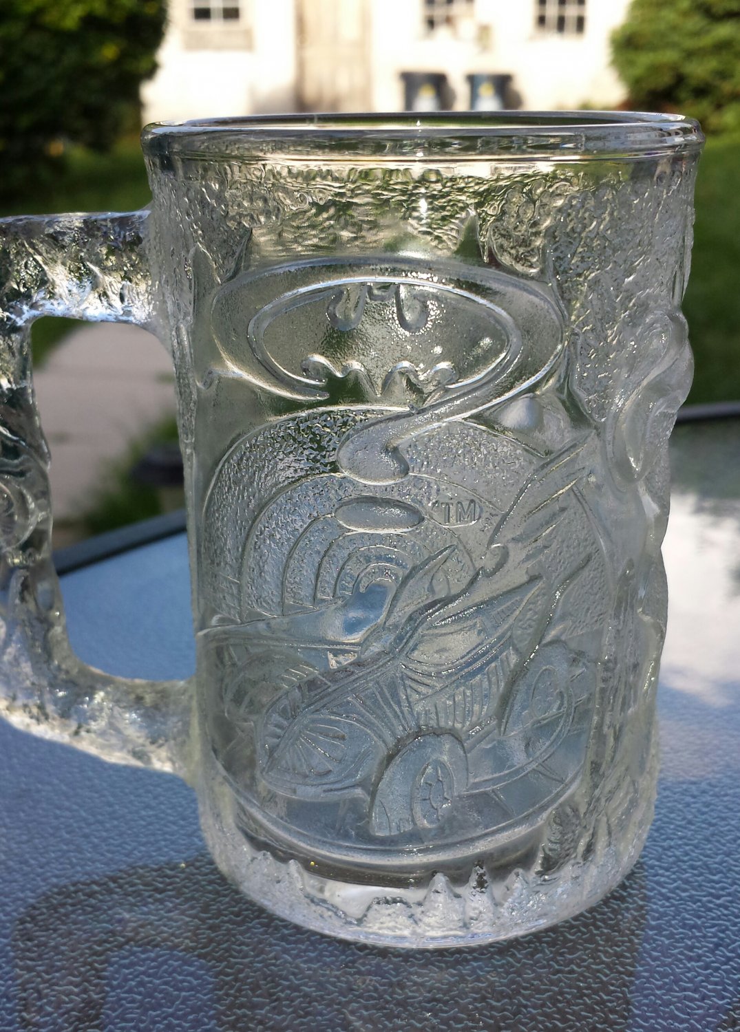 Vintage 1995 Batman Forever DC Comics McDonald's Batman & Robin Collectible Glass Mugs set of 2