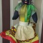 Vintage Caribbean Primitive Folk Art Handmade Cloth Rag Doll St Thomas V.I.