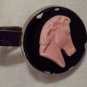 SWANKY MEN'S Vintage 50s 60s Pink Horse Head Tie Clip