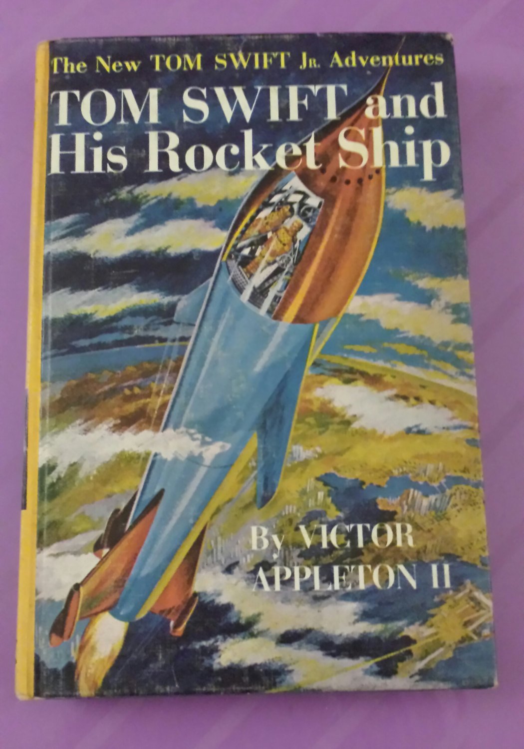 Tom Swift and His Rocket Ship by Victor Appleton II 1954 Vintage Children's Sci Fi Book