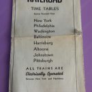 Vintage April 27 1941 Pennsylvania Railroad PRR Passenger Time Table Train Schedule