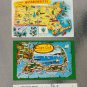 40s 50s Greetings from Massachusetts Cape Cod Martha's Vineyard Plymouth 4 Postcards UNUSED UNPOSTED