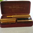 Antique Valet Auto Strop Brass Safety Razor in Original Case w/ Blades