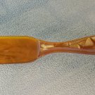 Vintage Antique Pearlized Caramel Celluloid Plastic Shoe Horn