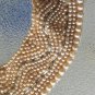 Vintage 1940s 50s Top Hit Baar & Beards Japan Handmade Faux Pearl Beaded Collar Necklace