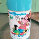Vintage 70s Walt Disney World Mickey Mouse Aladdin Kids Thermos 8 Oz Size