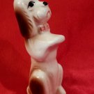 Vintage 40s 50s Begging Doggie glazed Ceramic Dog Figurine JAPAN
