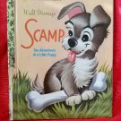 Walt Disney’s SCAMP a Little Golden Book Classic Children's Book Reprint