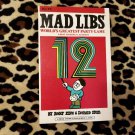 Vintage MAD LIBS Book No 12 1980 by Roger Price & Leonard Stern UNUSED Vintage MAD LIBS Book No 12 1980 by Roger Price & Leonard Stern UNUSED