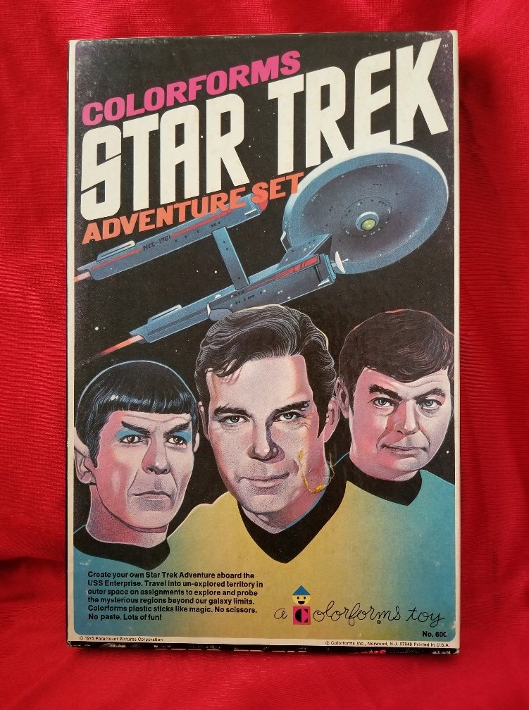 Vintage Star Trek Colorforms Adventure Set No. 600 1975 EX wOw!