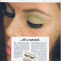Vintage MOD 70s Maybelline False Eyelashes Real Natural Hair Lashes Soft Brown in original package