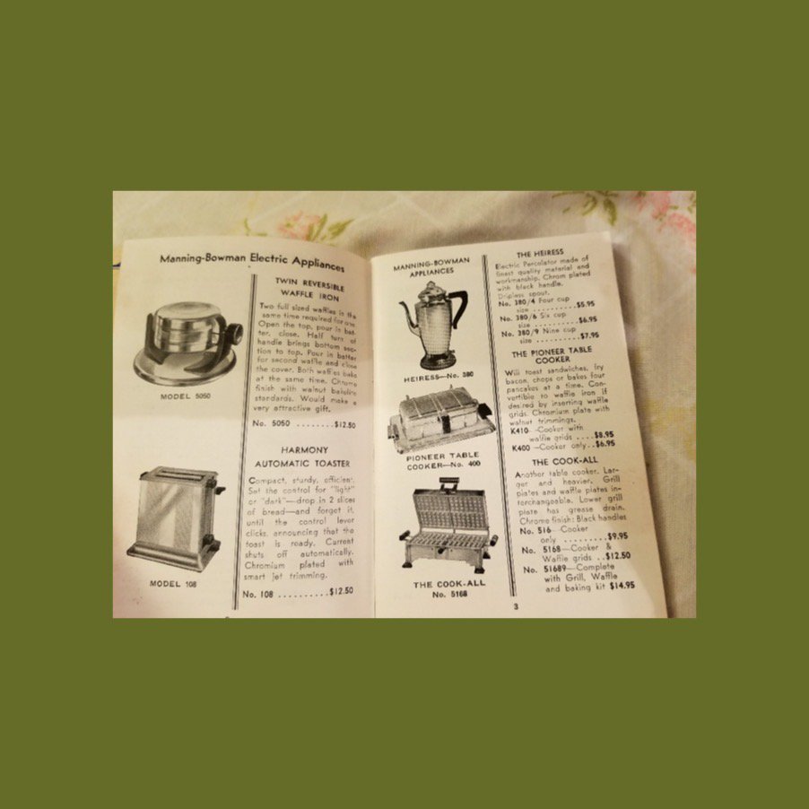 Better Home Appliances and Furnishings 1938 Vintage Booklet Guide