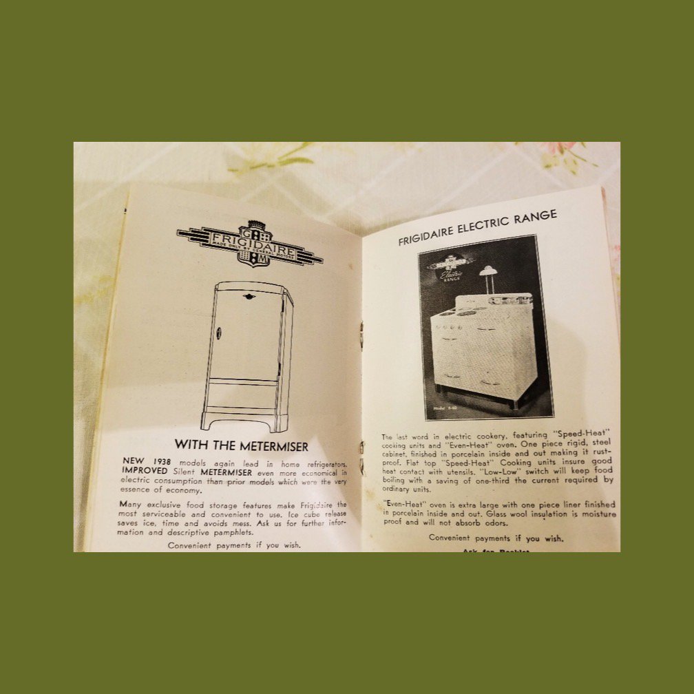 Better Home Appliances and Furnishings 1938 Vintage Booklet Guide