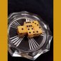 VIntage 50s Bakelite Butterscotch Small Gaming Dice set of 5