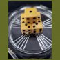 VIntage 50s Bakelite Butterscotch Small Gaming Dice set of 5