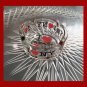 Vintage I LOVE NEW YORK Glass Ashtray NY Souvenir