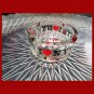Vintage I LOVE NEW YORK Glass Ashtray NY Souvenir