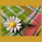 Vintage 60s Signed Original by Robert Metal Painted Enamel Flower Pin Brooch Choker Necklace