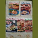 Light & Tasty LOT of 5 Cookbooks Recipe Magazines 2003 2004