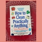 Consumer Reports Books How to Clean Practically Everything VTG Paperback Book