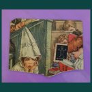 Vintage Ephemera Antique Children’s Illustration Clara M Burd arts & crafts