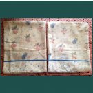 Vintage Shabby Chic Floral Print Pillowcases Set of 2