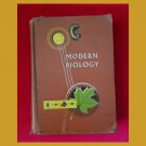 Modern Biology 1960 Vintage Science Hardcover School Textbook Moon Otto Towle