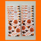Vintage 90s Halloween Trick or Treat Paper Bags Lot of 12 pumpkins and bats NOS