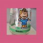 Vintage 90s Welchâs Peanuts #3 Letâs See If It Flies Glass Jelly Jar Charlie Brown and Sally