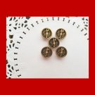 Vintage Gold Tone Golfer Swinging Golf Club Novelty Shank Buttons Lot of 5 Vintage Gold Tone Golfer Swinging Golf Club Novelty Shank Buttons Lot of 5