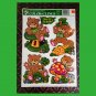 Vintage Y2K St Patrick’s Day Teddybear Window Clings Decorations  1 LARGE sheet