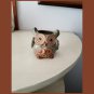 Retro Cutie Owl Small Ceramic Planter Flower Pot Figurine