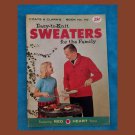 Vintage 1959 Easy to Knit Sweaters for the Family Coats & Clark’s Sewing Pattern Booklet No 110