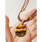 KC Boho Retro Earrings & Beaded Pendant Necklace Set NEW autumn fall colors