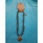 KC Boho Retro Earrings & Beaded Pendant Necklace Set NEW autumn fall colors