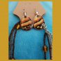 KC Boho Retro Earrings & Beaded Pendant Necklace Set NEW autumn fall colors