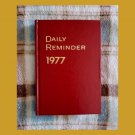Vintage Daily Reminder 1977 Diary Daily Planner Calendar Date Book UNUSED