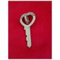 Vintage 90s KEY TO MY HEART #1 AUNT Silver Key Spinning Heart Trinket Keepsake Memento