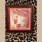 Tequila Sunrise Cocktail Ceramic Trivet Wall Plaque Home Decor NEW Tequila Sunrise Cocktail Ceramic Trivet Wall Plaque Home Decor NEW