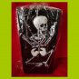 Vintage Y2K Dancing Skeleton Halloween Candle NEW in pkg
