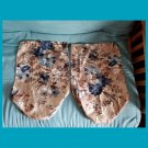 Vintage 80s Floral Print Fabric Armrest Furniture Covers set of 2 Vintage 80s Floral Print Fabric Armrest Furniture Covers set of 2