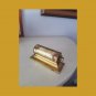 Vintage MCM Brass Metal Perpetual Rolling Day Date Desk Calendar