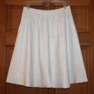 NWD Search for Sanity Faux Leather Skirt Size 8 Cream Nordstrom $90