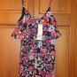 NWD/NWT Mimi Chica Floral Ruffle Tank Tunic Size Large Nordstrom $44